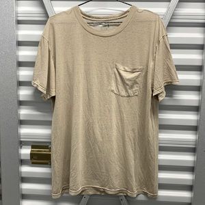 Super Slouchy Army Navy Surplus True Vintage Shirt Sand Camel Desert Color Theme